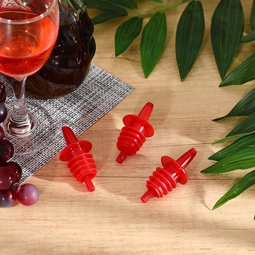 Vista 11 de Maxcheck 200 boquillas de vertido para botellas de licor, vertedores de plástico para botellas de flujo libre para barras de alcohol, cafeterías