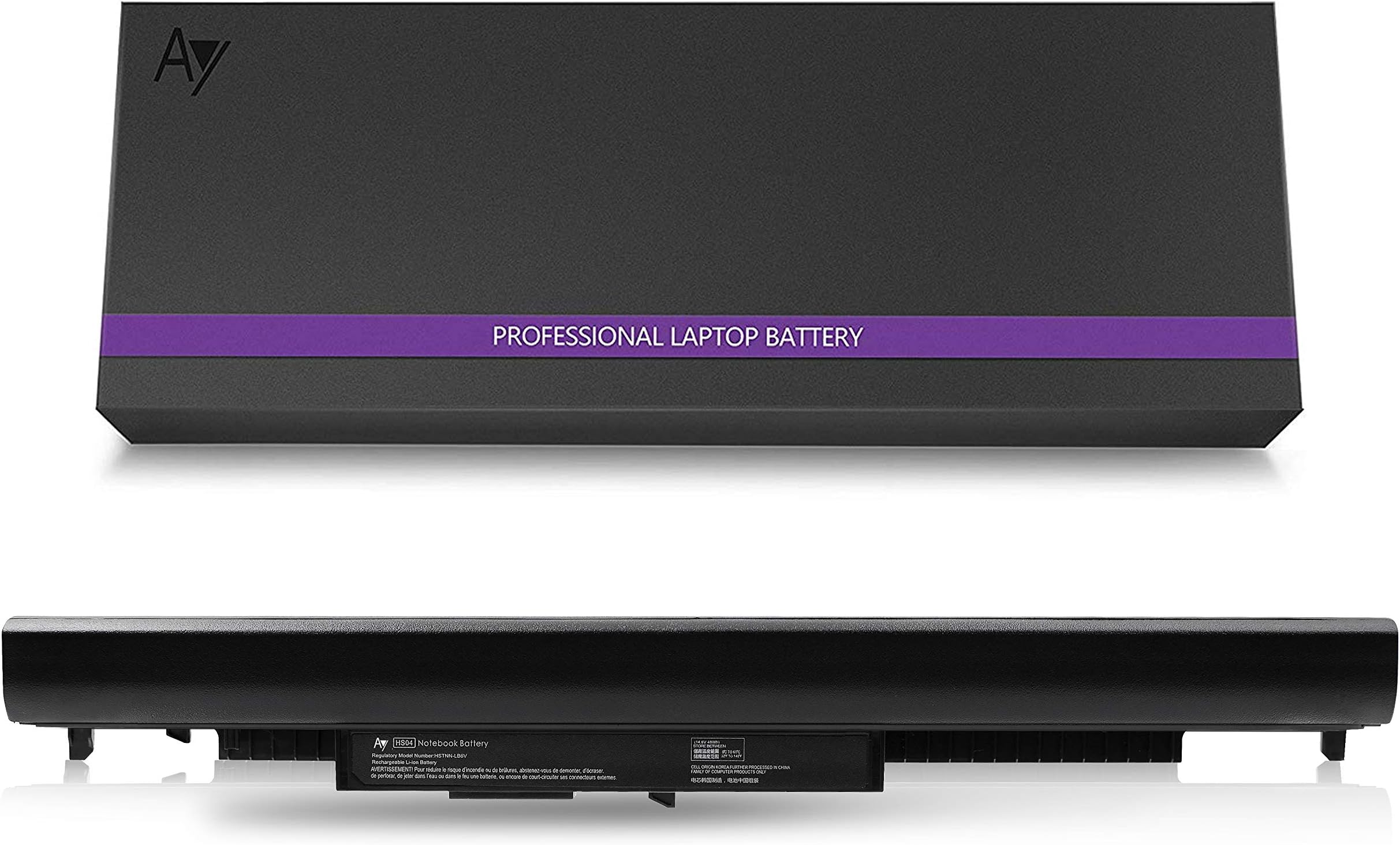 HP HS04 Battery [14.6V 3300mAh/48Wh], AYIPE for HP 240 G4 245 250 255 256 Series, Compatible 807956-001 HSTNN-LB6V N2L85AA HS04041-CL