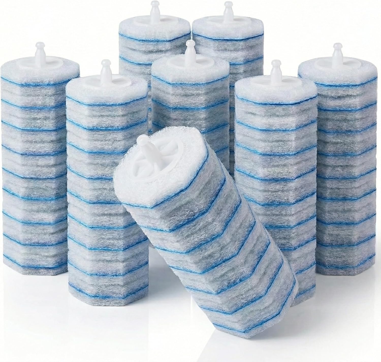 60 Count Toilet Wand Refills for Clorox Toilet Brush, Disposable Heads for Deep Cleaning, Instant Foam