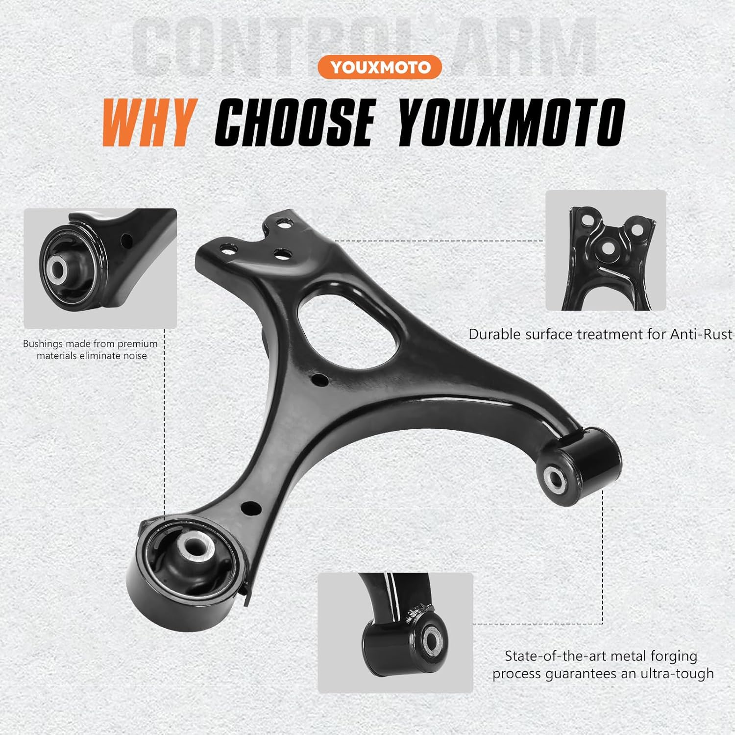 Front Lower Control Arms Suspension Kits Fit for Honda Civic 1.8L 2006 2007 2008 2009 2010 2011-12pc with Inner Outer Tie Rods, Sway Bar End Links