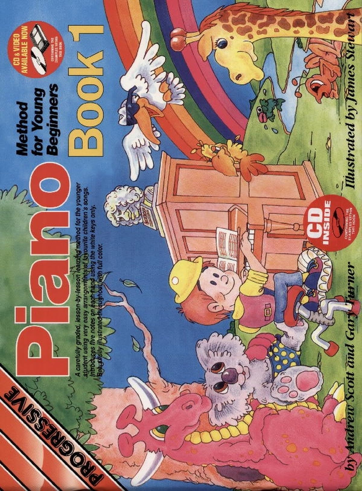 Progressive Piano Method for Young Beginners-Bk 1. Includes Media Online: With Poster & Keyboard Stickers