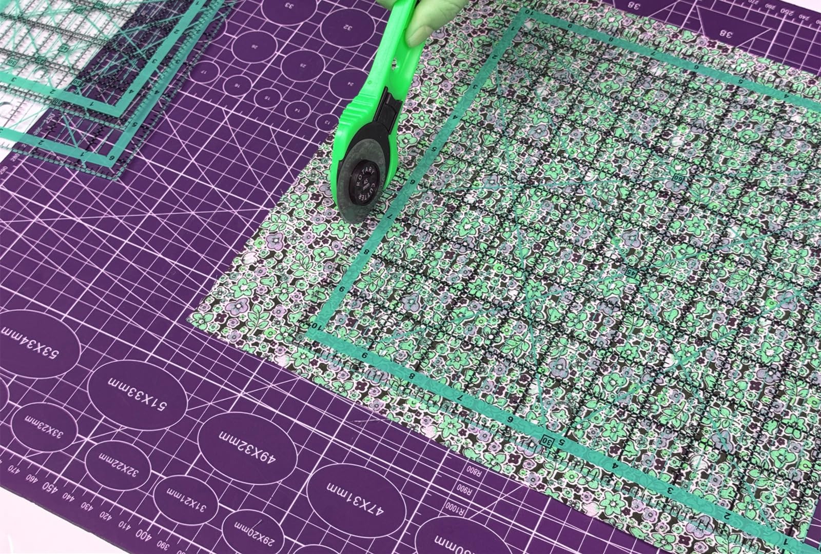 Quilting Rulers,Quilting Templates Square Ruler (2.5",3.5", 5", 6",8")