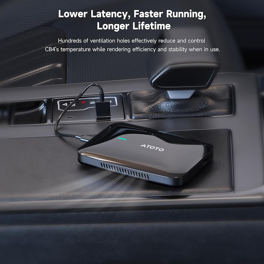 Magic AI CarPlay Box - Wireless CarPlay Adapter with Dual-WiFi Stability, Built-in Android Multimedia System, Enjoy Video & Music Apps, Navigation, AI Voice, Plug & Play for Factory Wired CarPlay - image 7