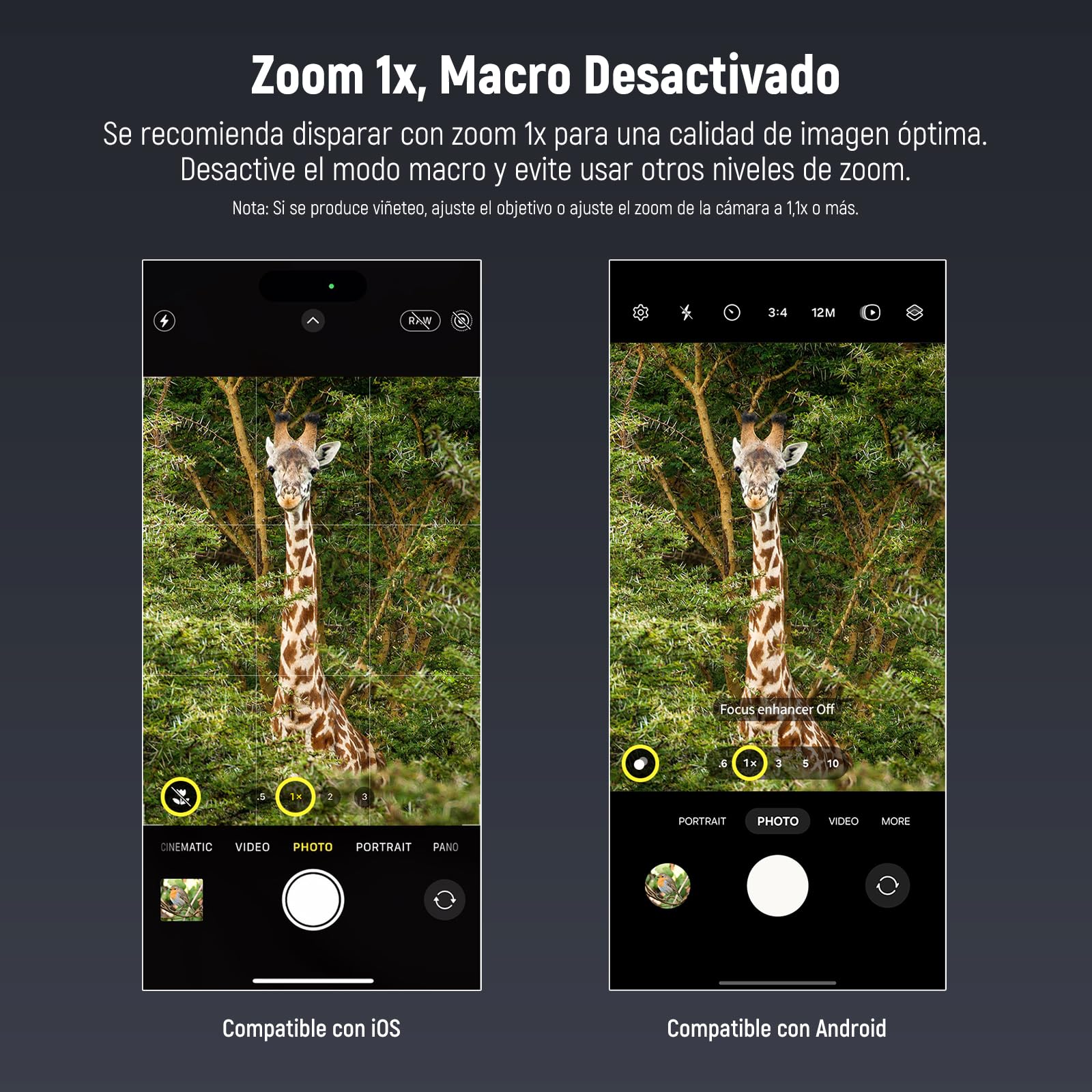 NEEWER 58mm Lente Telefoto con 17mm Threaded Celular Lente de Cámara Clip | LS-71, 6 Elements in 5 Groups, 2X Magnification, para iPhone Android Samsung, para retrato fotografía