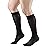 Truform Sheer Compression Stockings, 15-20 mmHg, Women\'s Knee High Length, 20 Denier, Black, Small