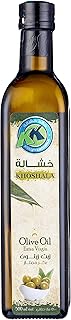 زيت الزيتون من خوشالا، سائل بنكهة الزيتون في حاوية زجاجية، بكر ممتاز، سعة 500 مل، عبوة واحدة