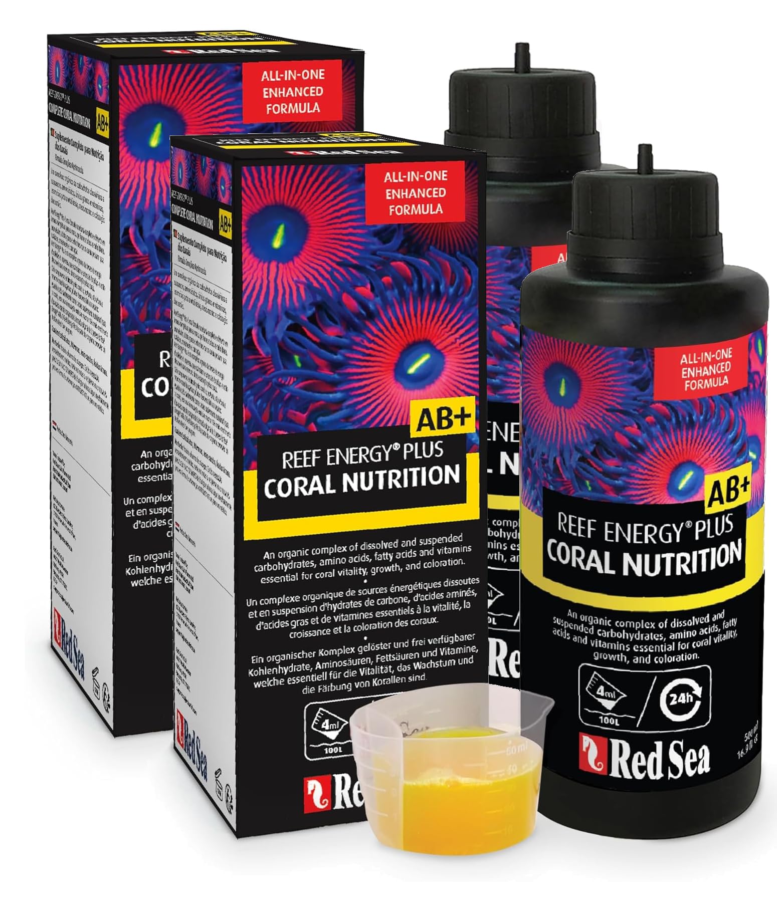 Double Pack 2 x Red Sea Reef Energy Plus AB+ 1000 ml (2 x 1000 ml = 2000 ml)