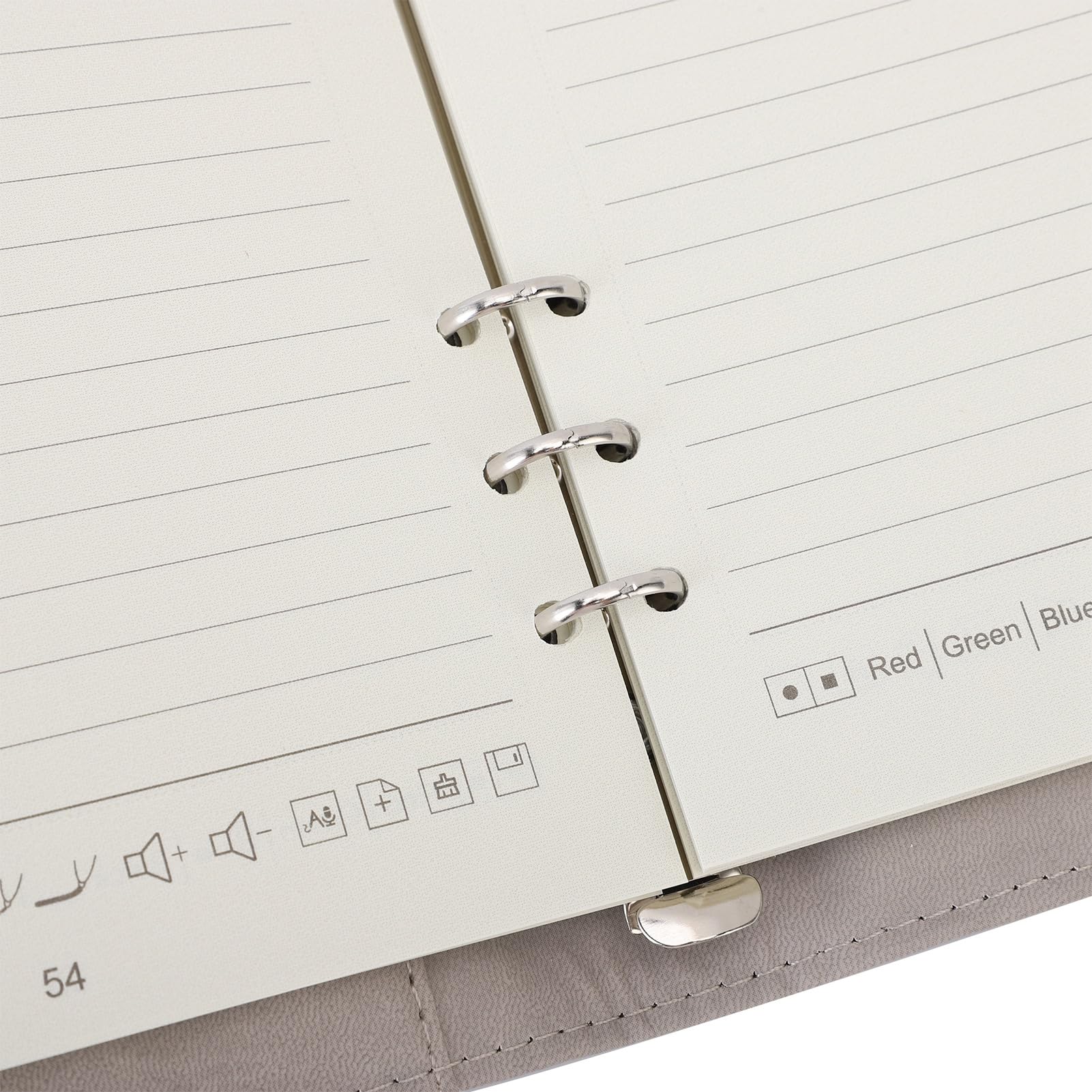 GOWENIC Notebook Digitale Wireless Intelligente con Supporto per la Creazione Vocale per Smartphone IOS, Riutilizzabile con Ricariche a Matita Cancellabile per Prendere Appunti in Modo Efficiente,