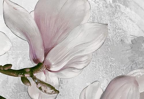 Miniatura 4 de Murwall Floral Wallpaper Dark Magnolia Flowers Wall Mural Watercolor Blossom Wall Print