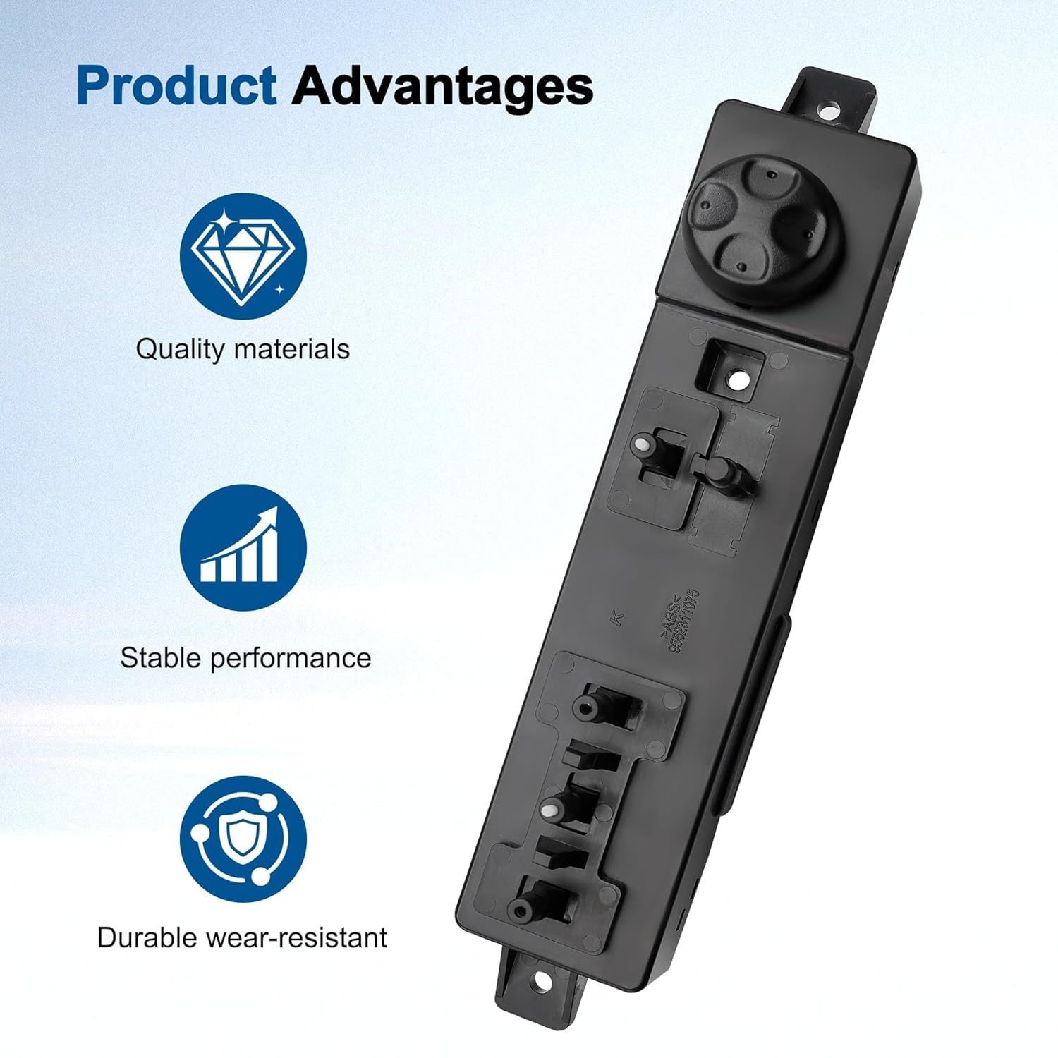 Power Seat Switch Fit for 2013-2018 Hyundai Santa Fe 3.3L for 2013-2018 Hyundai Santa Fe XL 3.3L 88540-2W100 20Pins Left Driver Side Electric Seat Control Switch