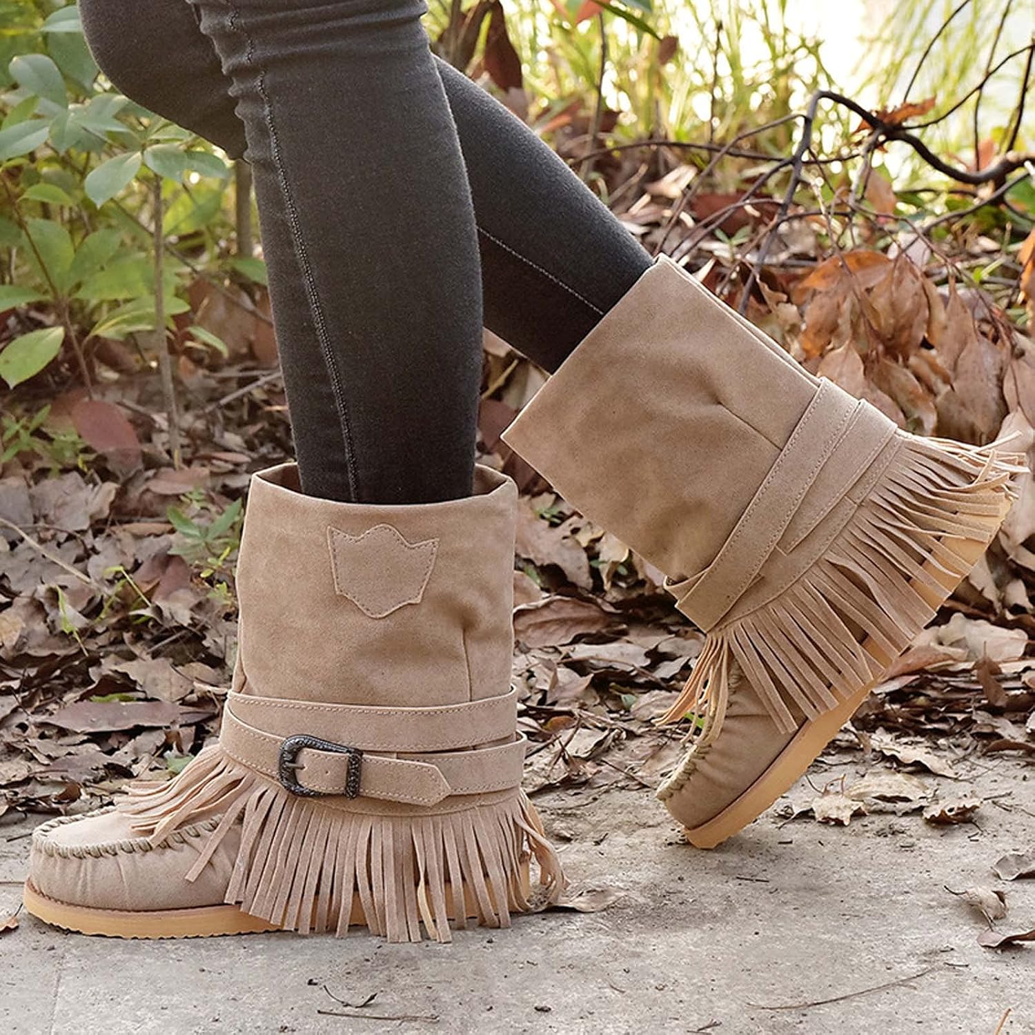 Ladies tassel boots Clearance