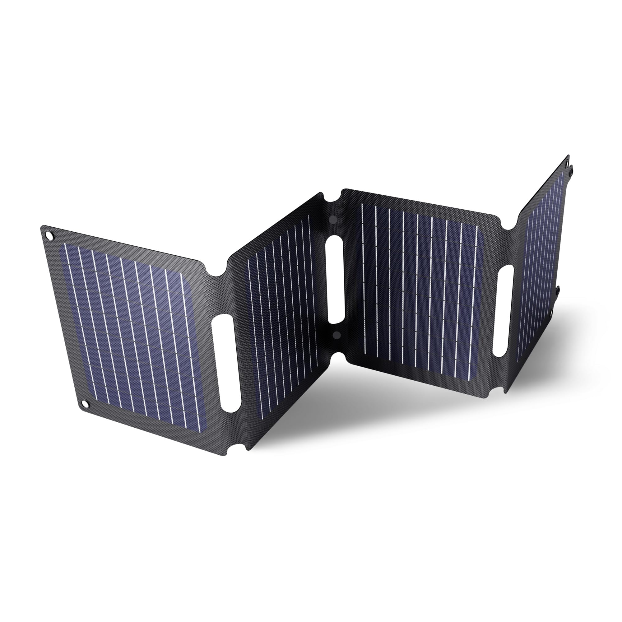 Trust Zuny 40W Pannello Solare Portatile USB-C USB-A Caricabatterie Solare | Porta di Uscita CC, Caricatore Portatile da Campeggio, Pannelli Solari 15W Smartphone Tablet Power Bank Balcone Viaggi