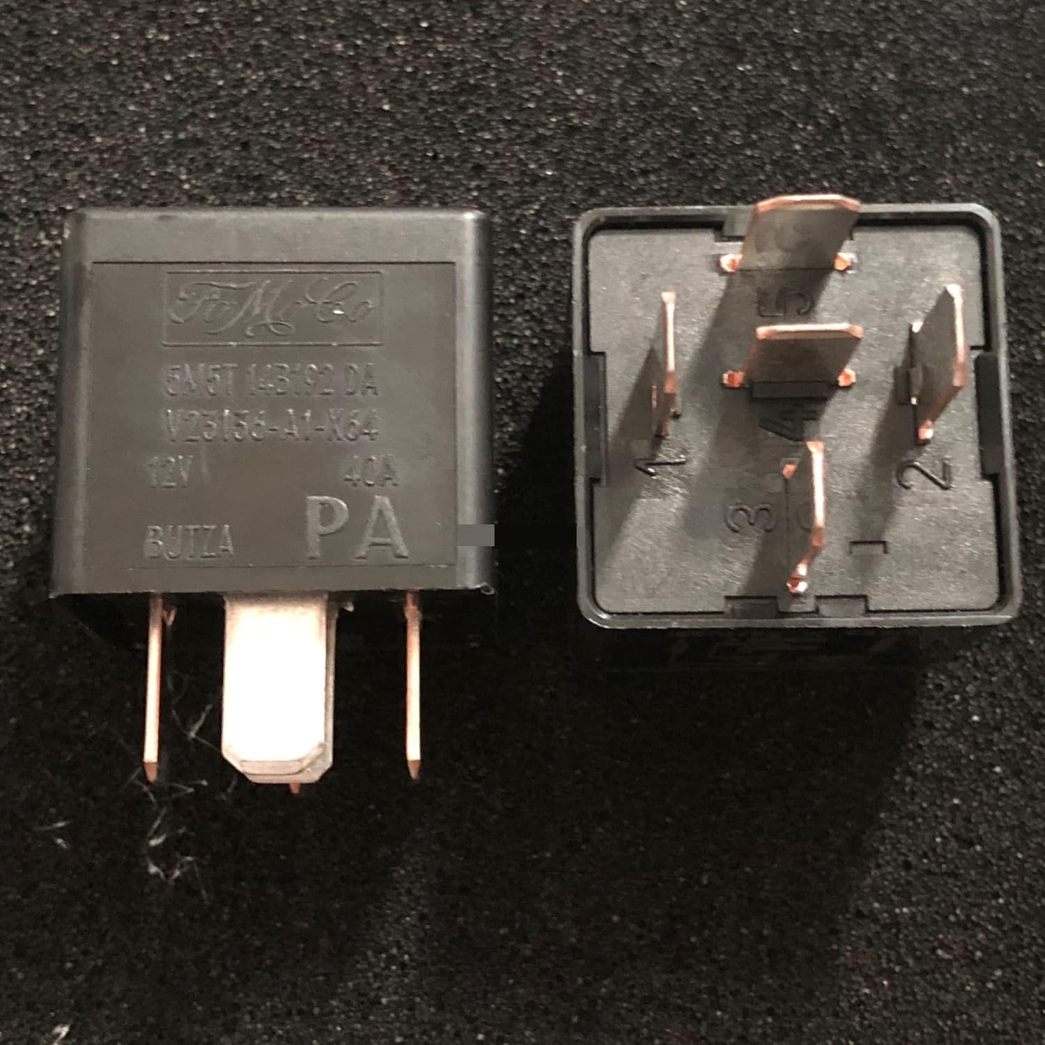 FOTOEV 5PC 5M5T 14B192 DA V23136A1X64 12 V Relais Amazon.co.uk DIY