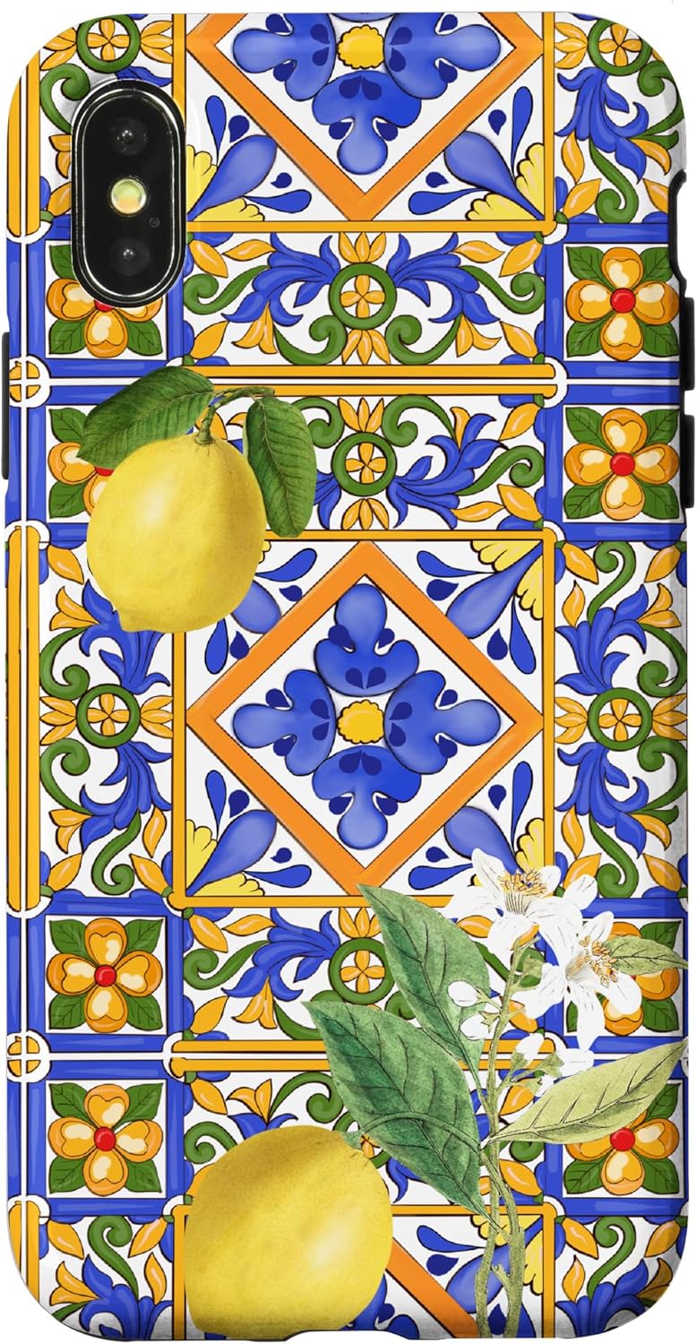 Sicilian,Italian,summer,tiles,citrus,mosaic,majolica art Case for iPhone 11 Pro Max