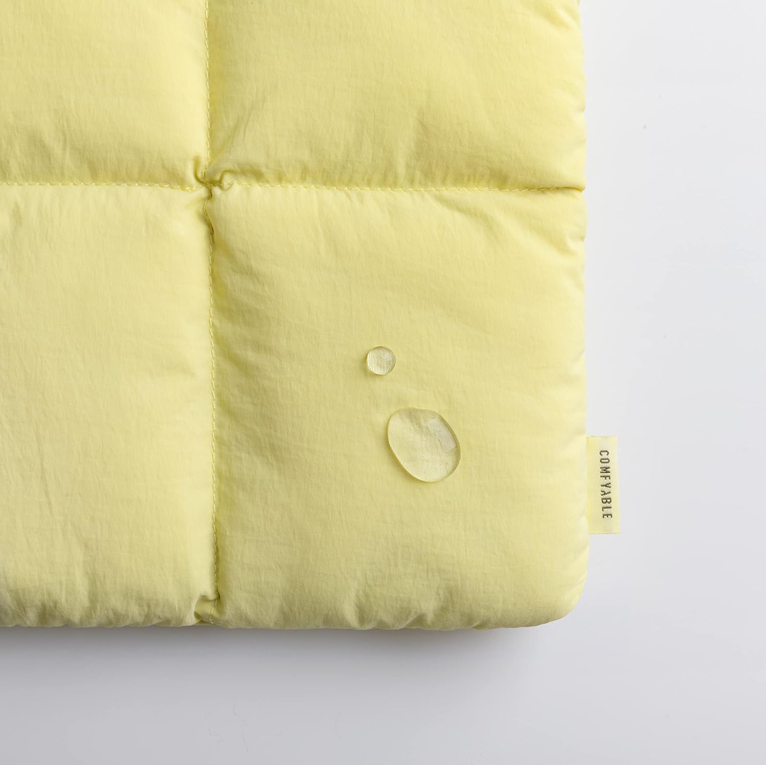 Comfyable Puffy Laptop Sleeve 13 Inch 14 Inch, Quilted Puffer Laptop Carrying Case, Pillow Case Compatible with MacBook Air M4 2025 M3 M2 M1, MacBook Pro M5 M4 Pro/Max, Lime Yellow - Image 4