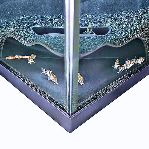 Lucky Critter Aquarium Underground Corner Cave Natural Curve | Viewing