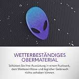 Alienware 18 Backpack - AW7825P - 28L Capacity, 3D Breathable mesh, Magnetic pocket organizers, RFID safe pocket, Weather resistant, 3D Iridescent reflective Alienware logo - Alienware Black - 8