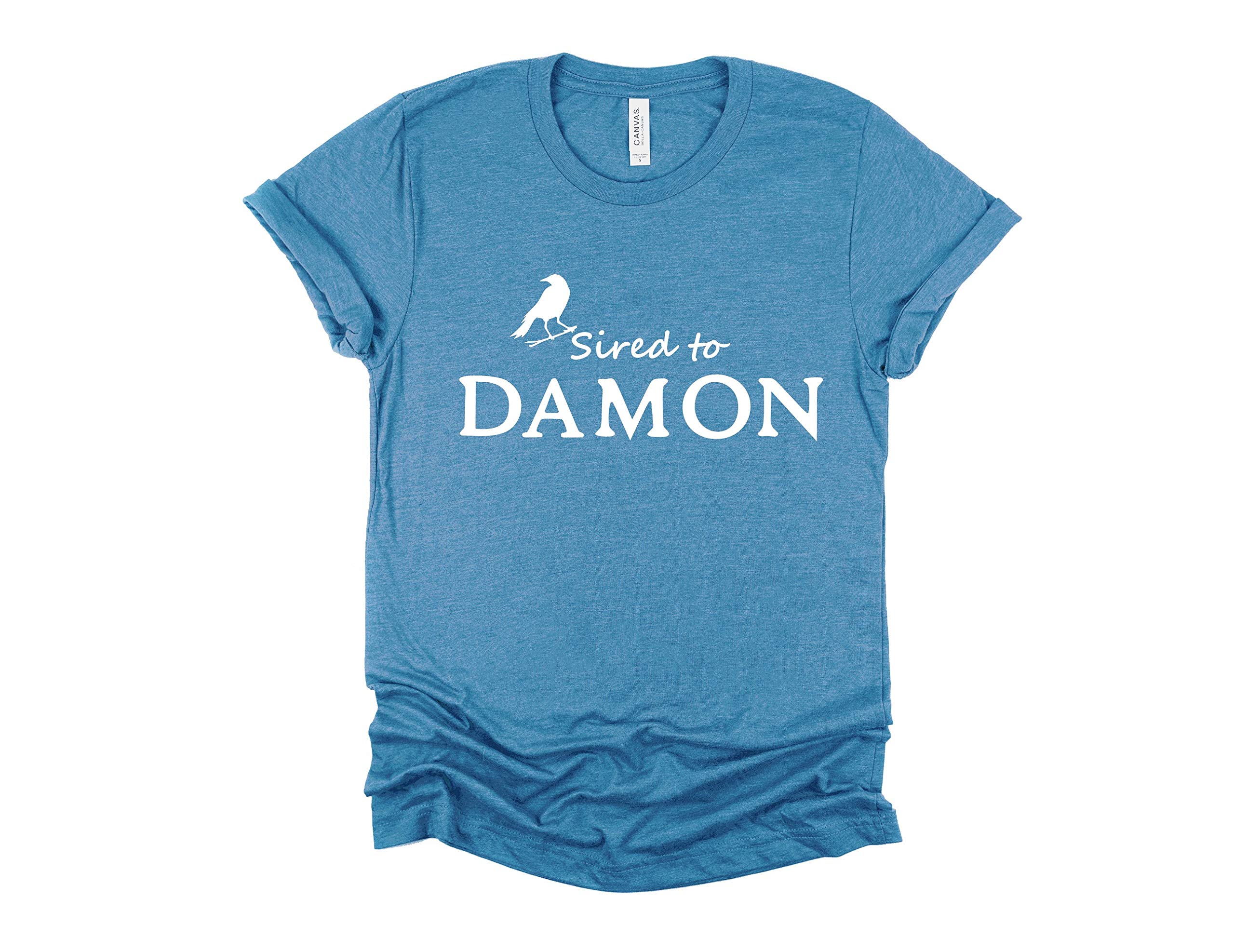 HandmadeSired to Damon Crow, Team Damon, Hello Brother, Team Salvatore Shirt, Team Damon Salvatore, Salvatore Since 1864, Fan Gift Idea