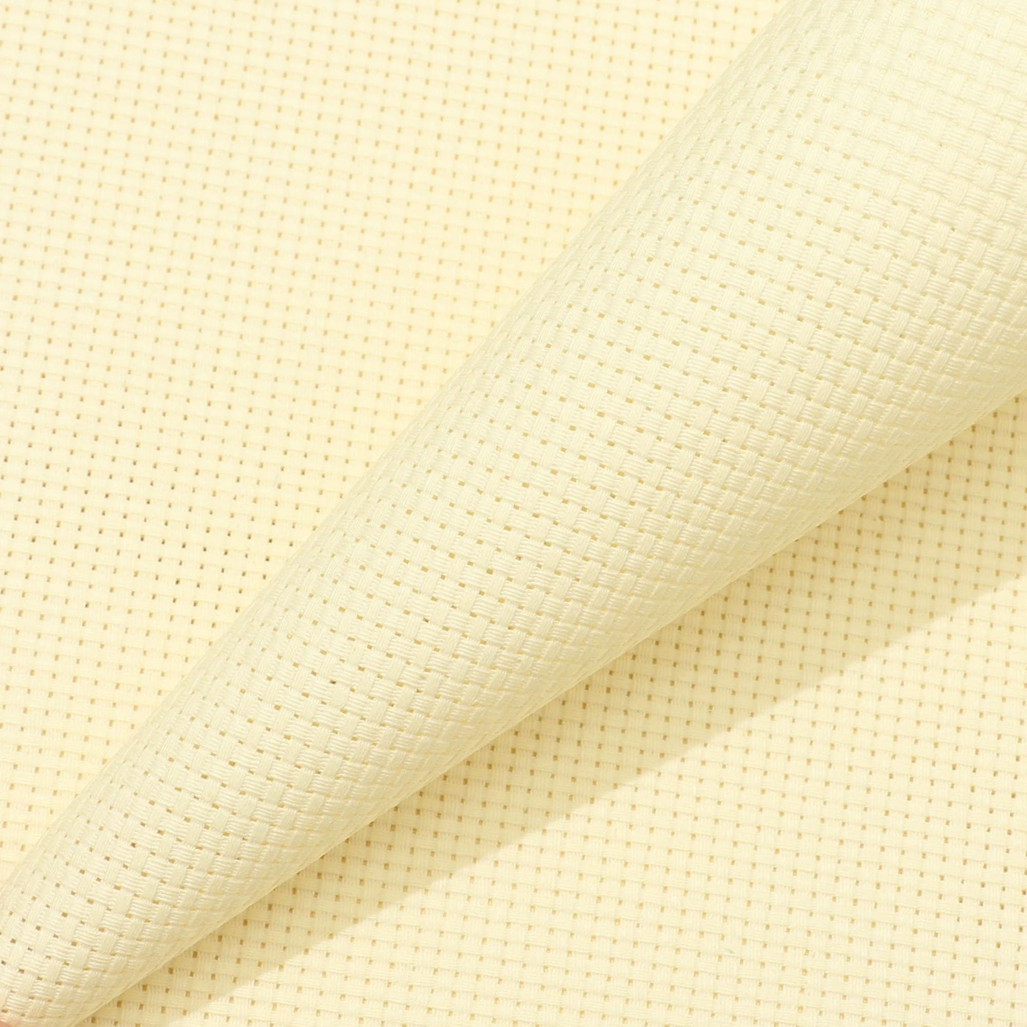 Aida Cloth 9 Count Cross Stitch Fabric,19×28inch (9CT,Off White)