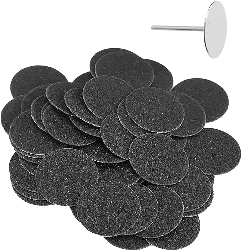 Limas de pie para piel dura, herramientas eléctricas de manicura, 50 unidades de discos de papel de lija para eliminar callos eléctricos,