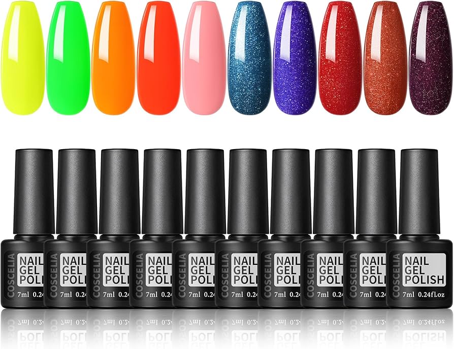 Amazon | COSCELIA ジェルネイル 8ML*10PCS 温感 ジェル 温度