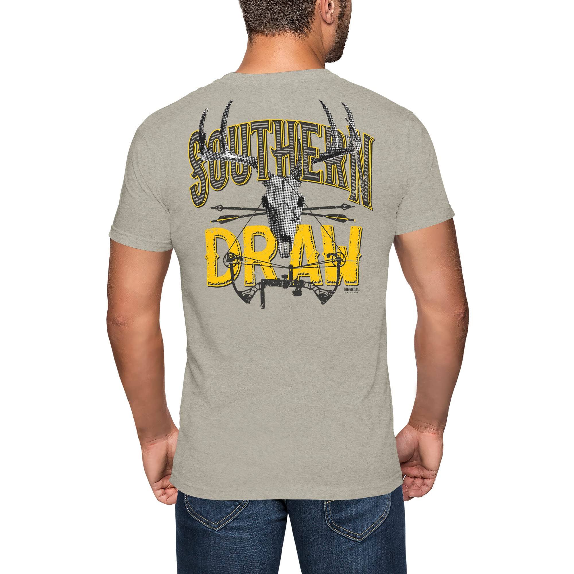 GIMMEDATGIMMEDAT Bow Hunting Men Shirt Southern Draw Women Dad T-shirt Gift