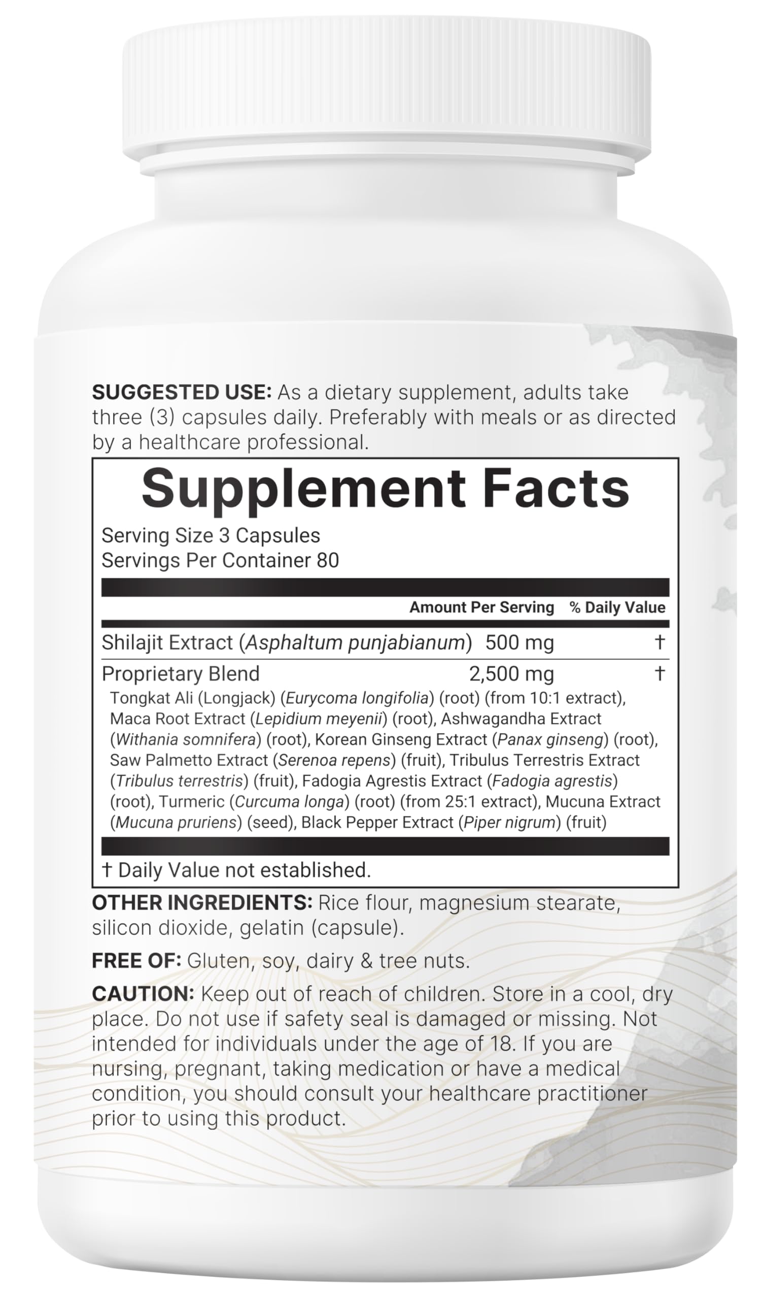 Micro Ingredients Shilajit 11‑in‑1 Complex for Men & Women, 240 Capsules - High Potency Shilajit Extract with Naturally Occurring Fulvic Acid - Maca Root, Tongkat Ali, Ginseng, Black Pepper & More — Amazon image 9