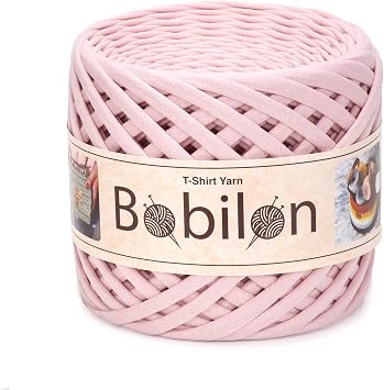 Bobilon 3-5 mm Cotton Yarn - Crochet, Knitting, Macrame - Apricot Crush | 100% cotton t shirt yarn for amigurumi, crochet, knitting and macrame; new fabric, not recycled; 109 yds