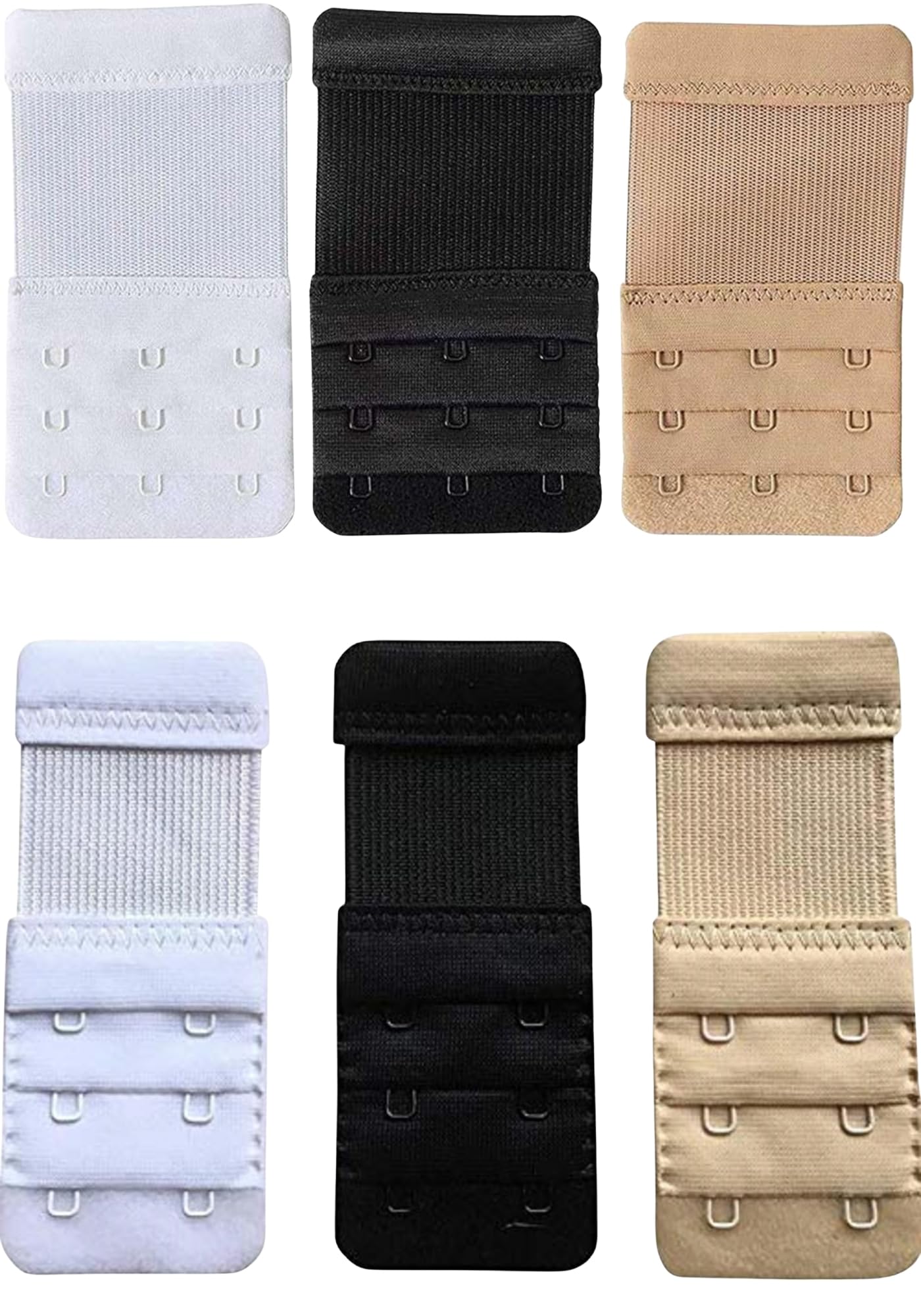 Bra Hook Extender 3 Eye(Extra Elastic) Save Your Bra Band Length-Bra Extensions-Bra Extender Hook-Bra Hook And Eye Bra Combo For Women-image-19