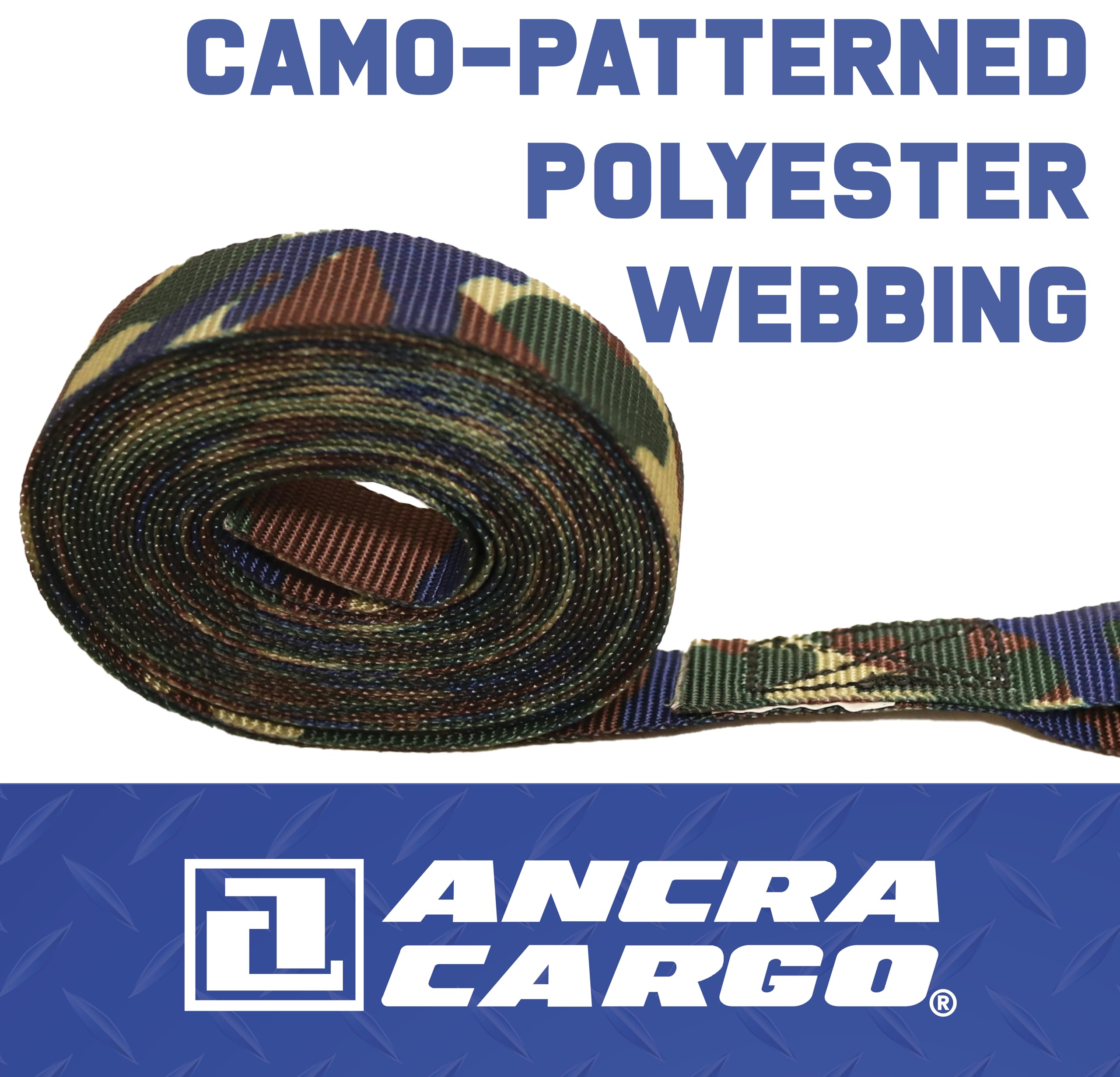 Ancra Cargo Tie-Down Ratchet Straps - 500 lb, 4-Pack -4