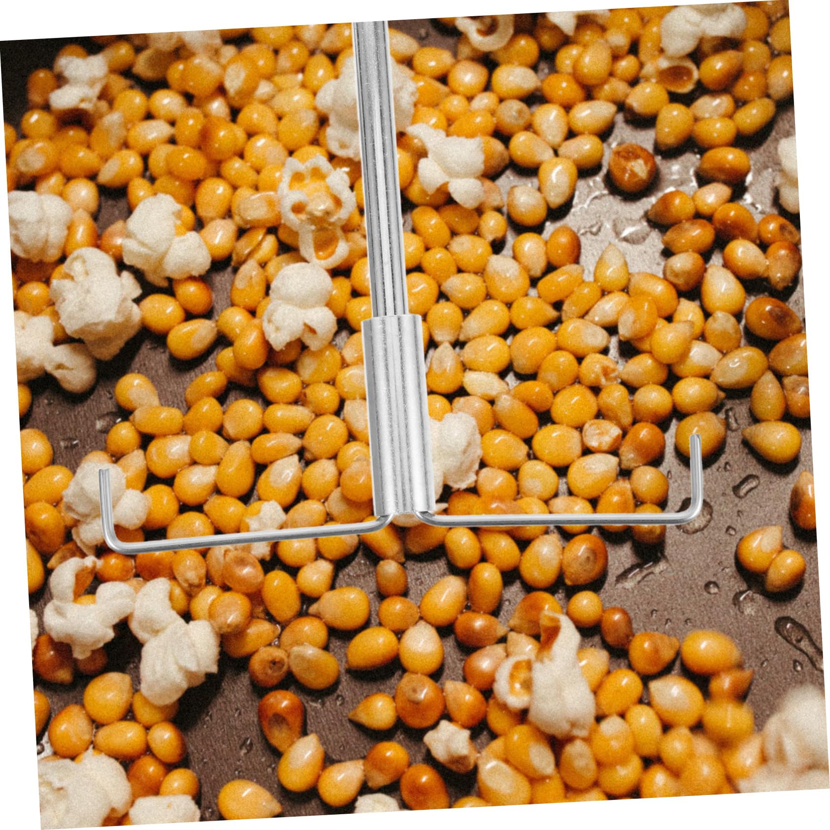 Unomor Enhanced Functionality Popcorn Maker Mixer Long Stirring Rods Popcorn Machine Accessory Replacement Parts Kit