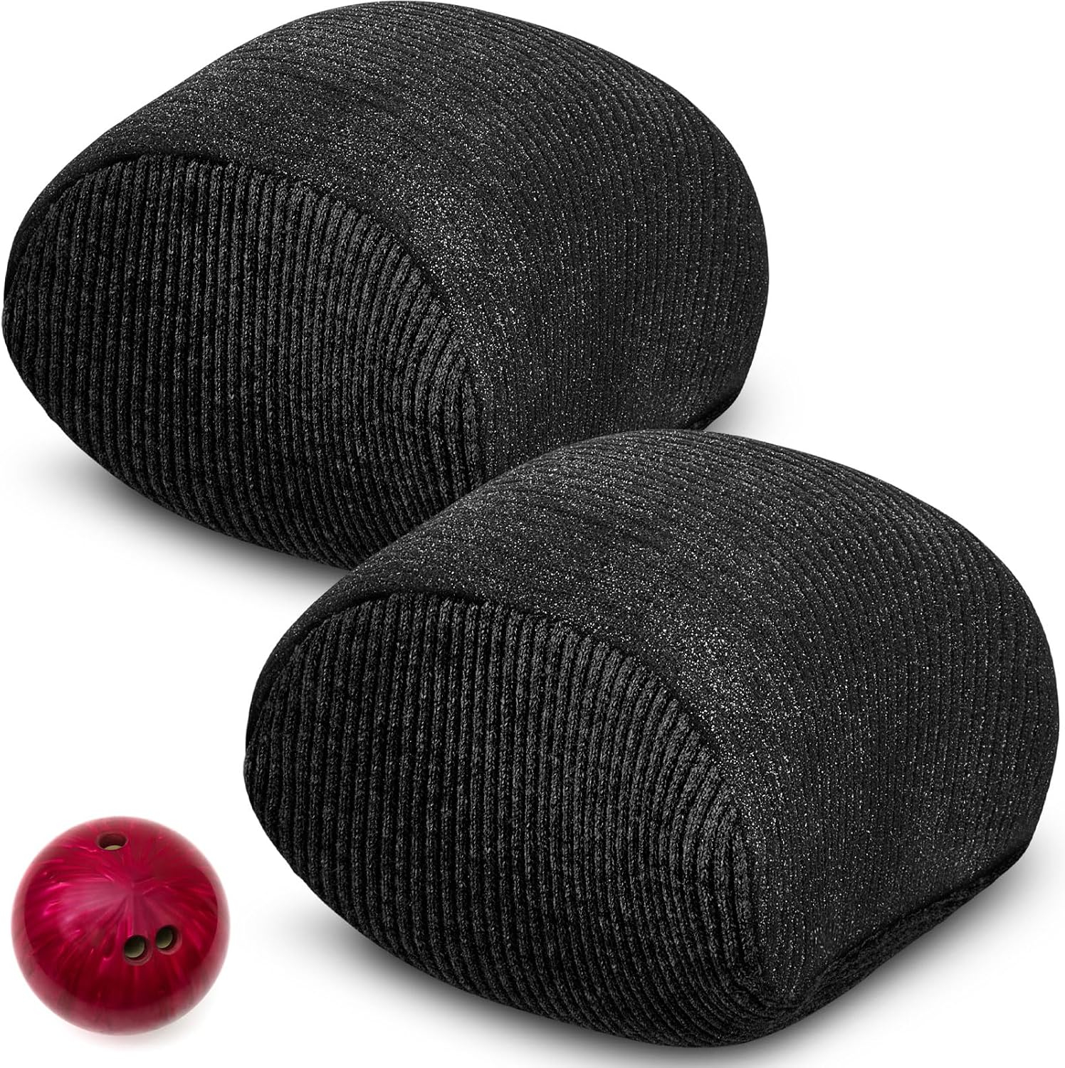Lewtemi Microfiber Ultra Dry Bowling Grip Ball, 2 Pcs