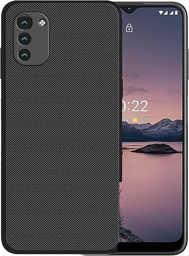 ZARALA Super Frosted Shield Pro Silicone Soft Back Mobile Case for Nokia G21 Dotted Slim-Fit Design TPU Shockproof Cover