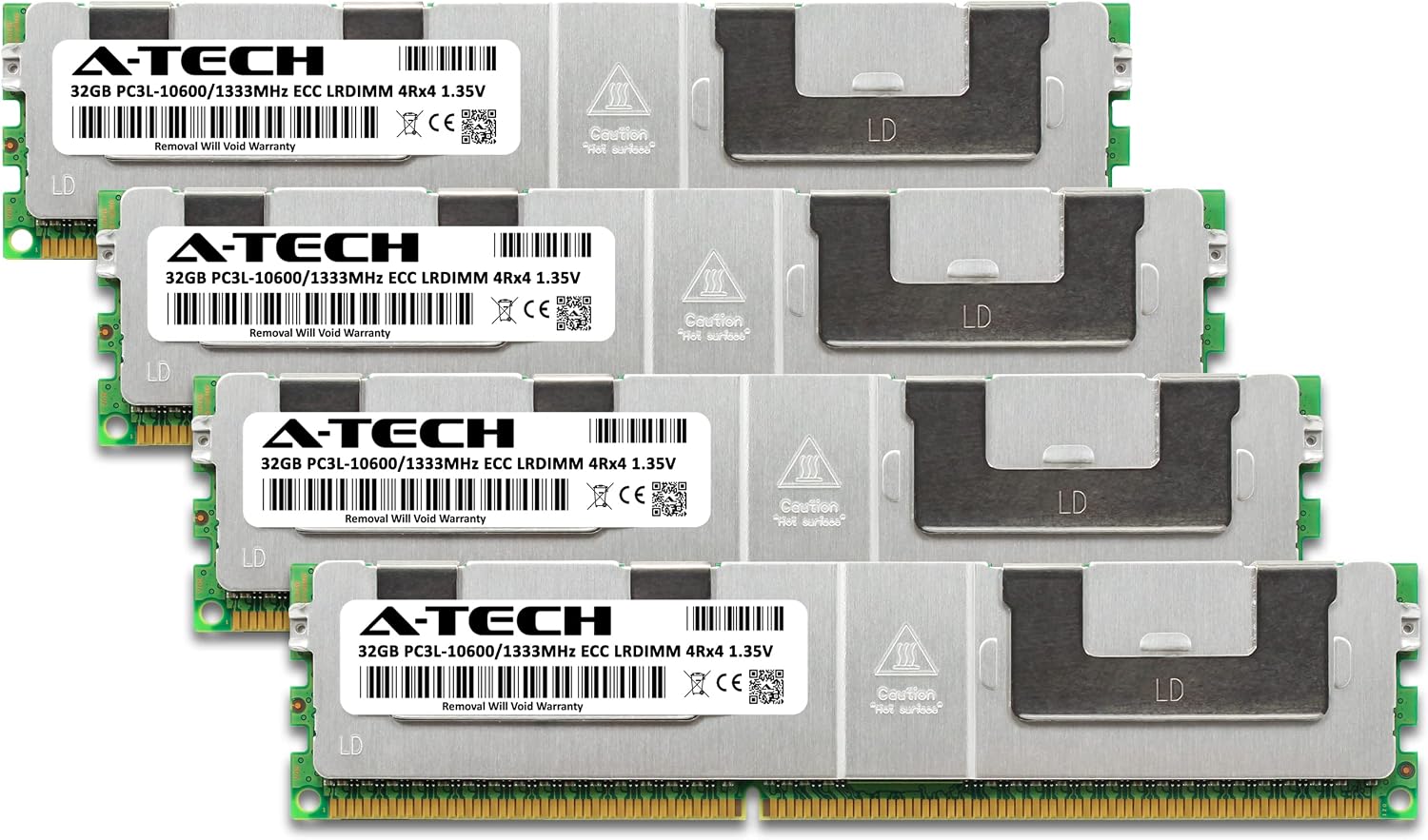 A-Tech 128GB Kit 4x32GB 4Rx4 PC3-14900 DDR3 1866MHz ECC LRDIMM Server Memory RAM - YouTube | A-Tech 128GB キット (4x32GB) RAM Supermicro SuperServer 1027GR-TRFT+ | メモリ