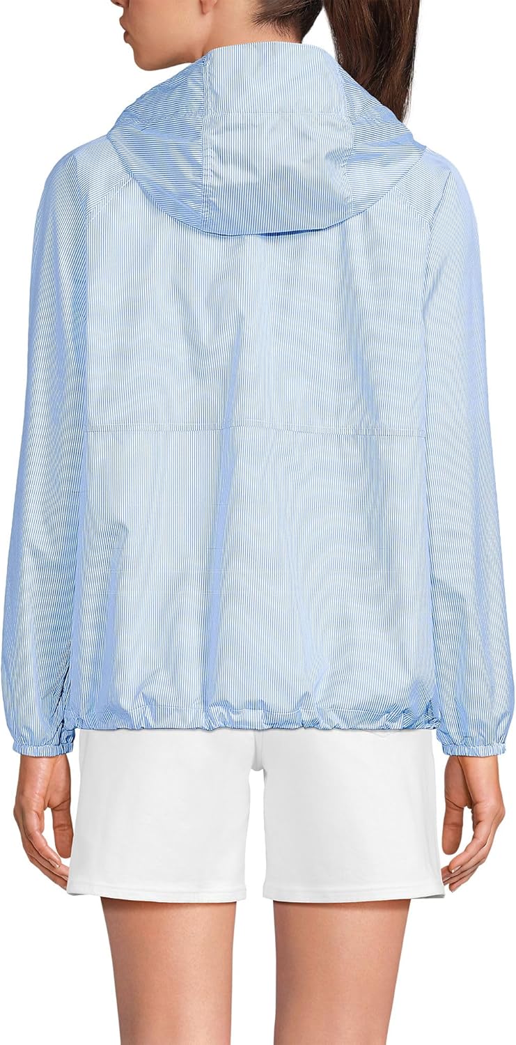 Lands' End Women's Packable Anorak Windbreaker