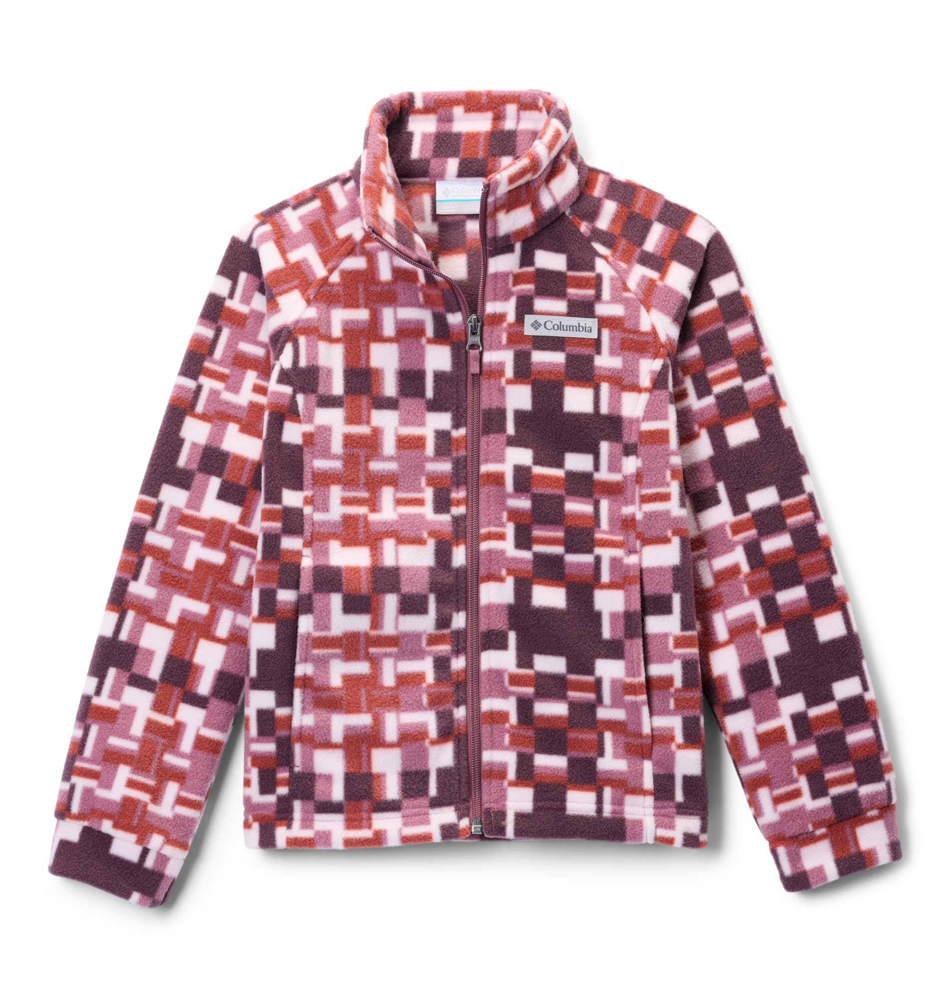 Columbia Youth Girls Benton Springs II Printed Fleece Jacket