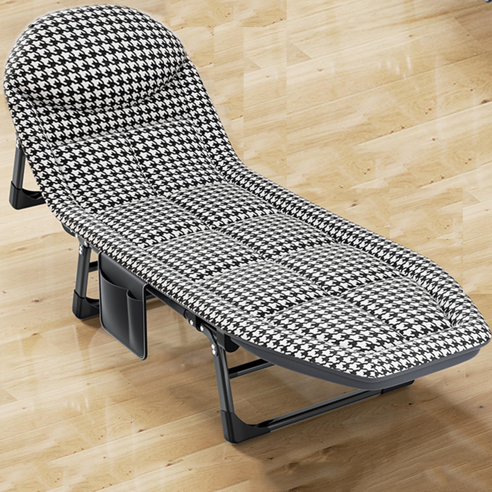 ZTGL Plaid,180x60cm, Campingbett, Feldbett Klappbar, Faltbar Gästebett, Stabile Faltbar Betten, Campingliege, Stabil Tragbar Klappbett, Liegestuhl für Garten mit Auflage