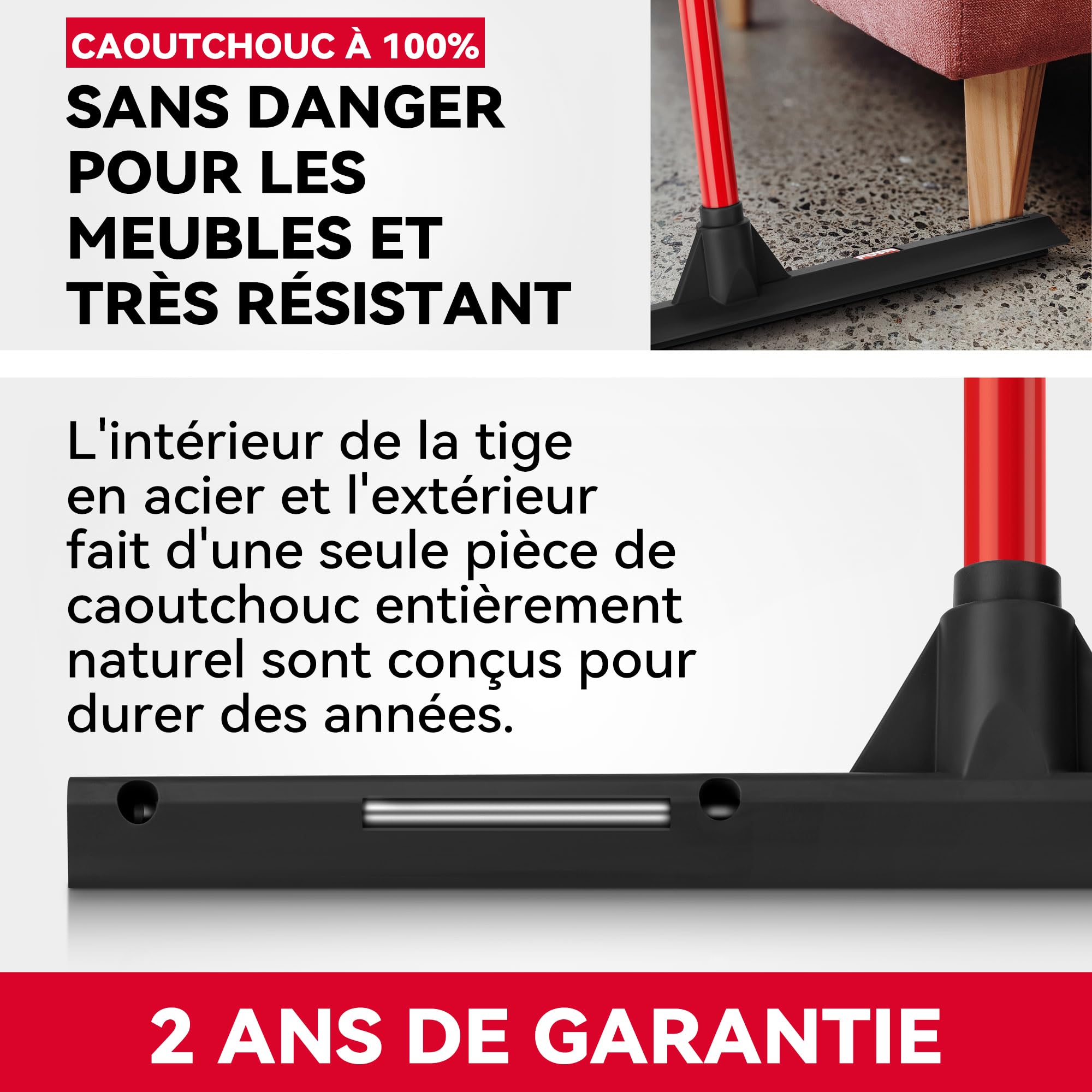 Tyroler Balai Raclette Sol Extérieur Terrasse Pousser Et Tirer