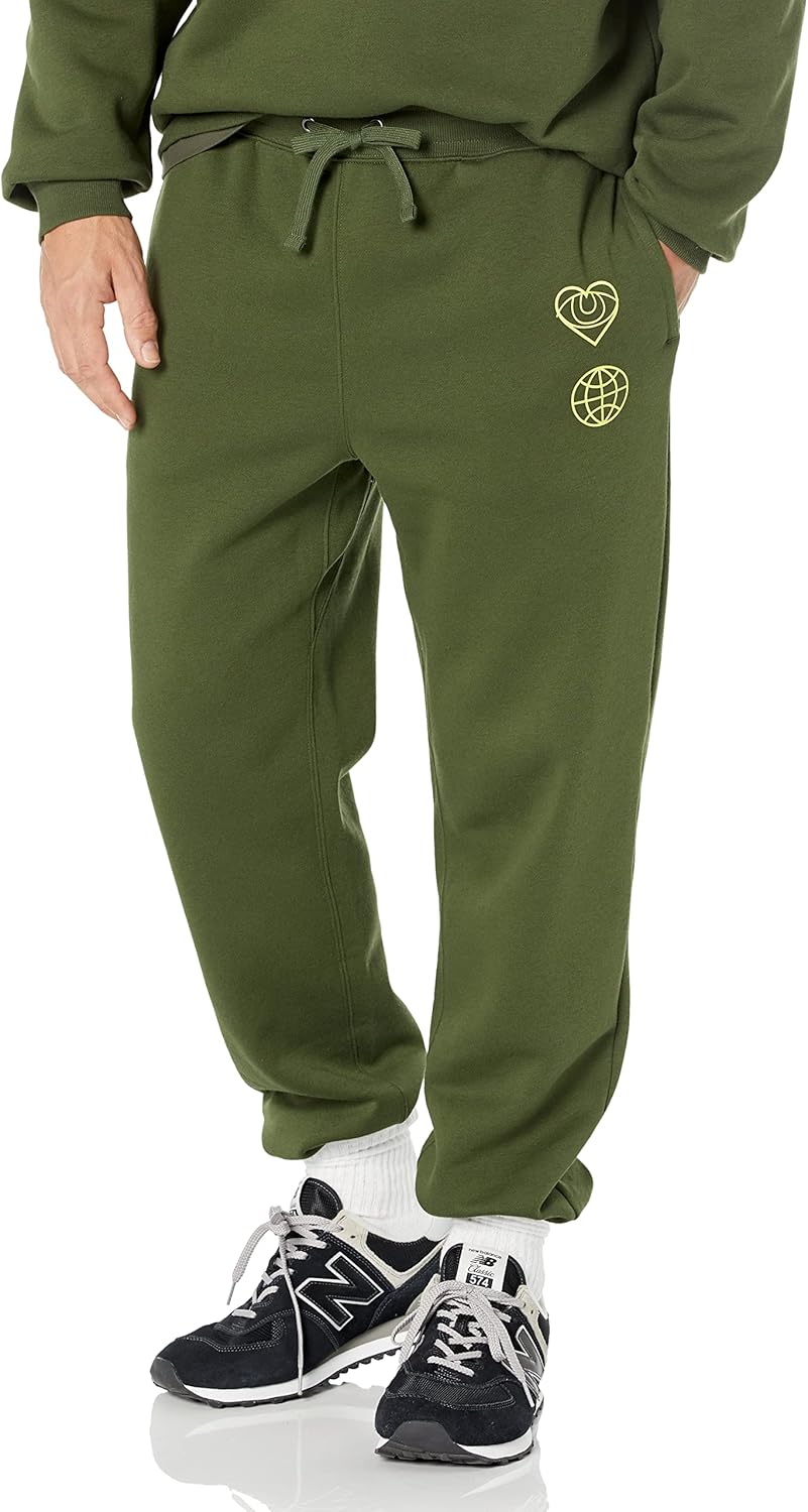 Amazon Essentials Relaxed-Fit Sweatpants for Men – Closed-Bottom, Big & Tall Options
