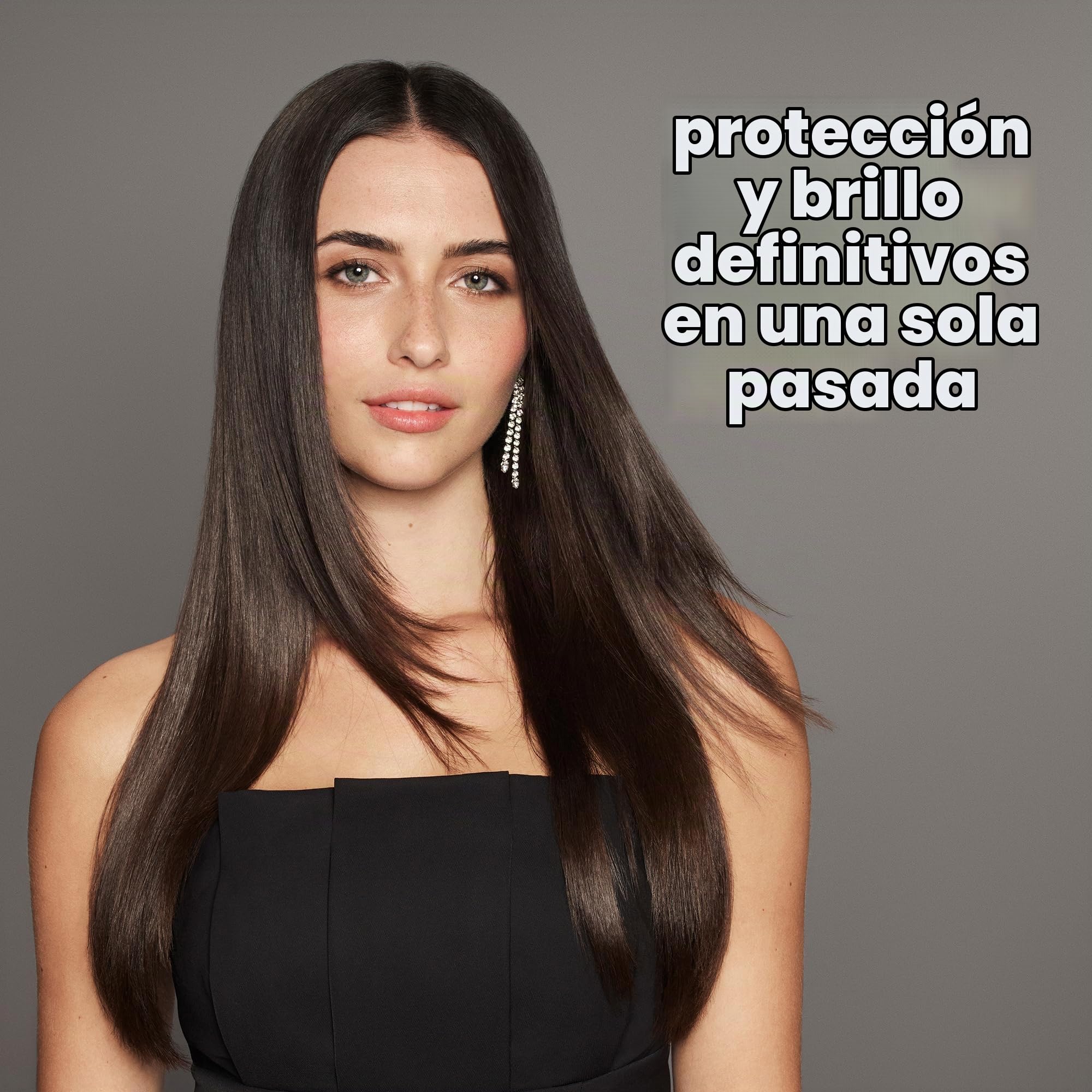 REVAMP Steam Care Plancha de Pelo de Vapor Cerámica - Iónica | Placas Iónicas, Alisado Profesional, sin Frizz, Cabello Hidratado, Calentamiento Rápido