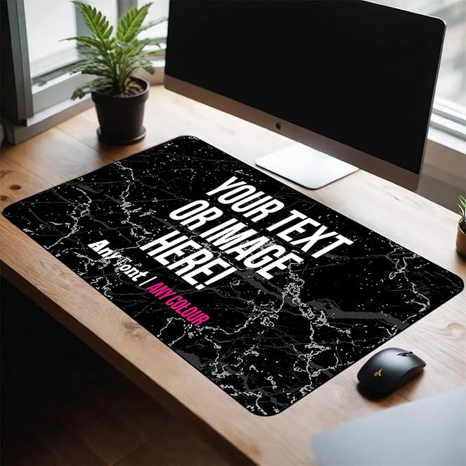 Alfombrilla de Escritorio Personalizada con Imagen, Logo o Texto miniatura 4