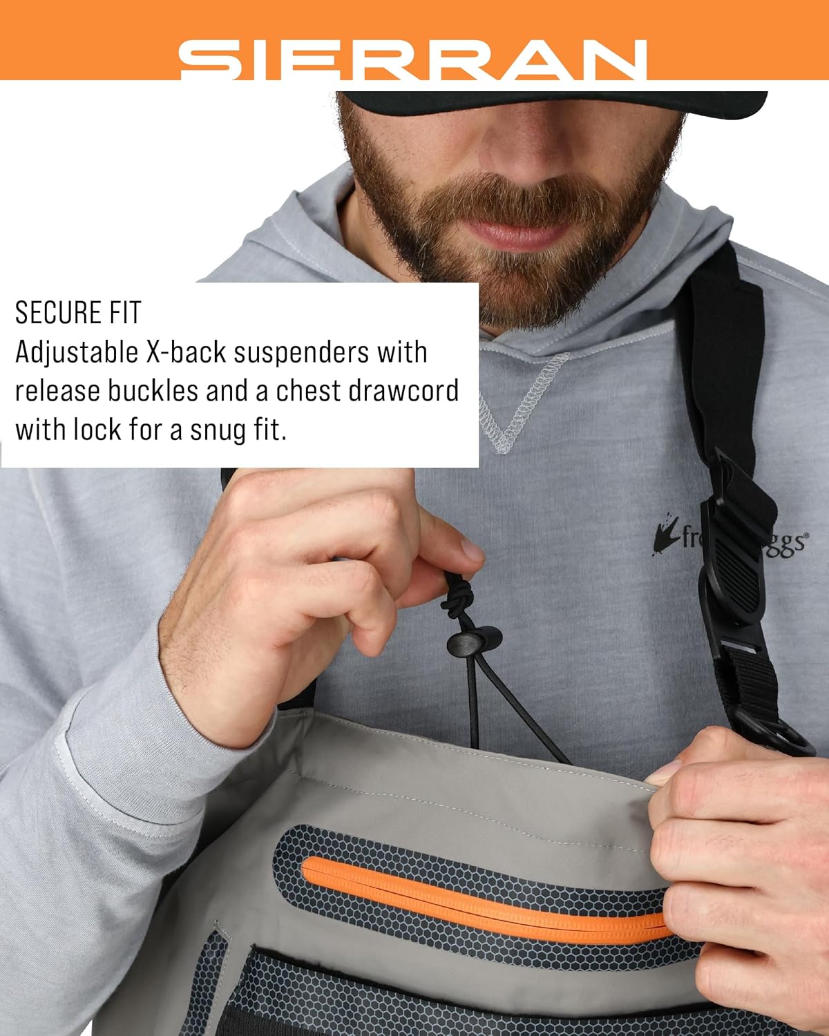 FROGG TOGGS Sierran Breathable Waterproof Stockingfoot Fishing Chest Wader for Fishing - Image 7