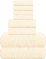 Vista 55 de Belizzi Home: Juego de 2 toallas grandes de baño de algodón de alta calidad, 35x70 pulgadas, algodón 100% puro, ideal para uso diario, ultrasuave