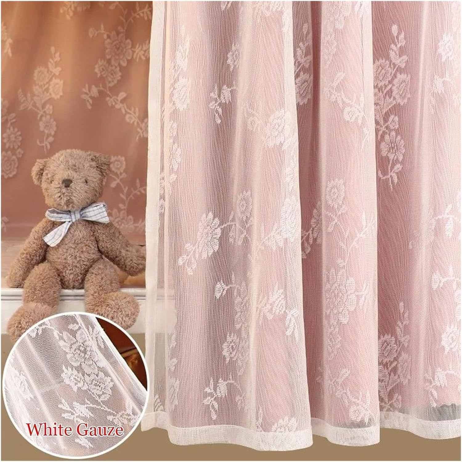 Bunk Bed Curtains,Canopy Bed Curtains, Canopy for Loft Drapes Dormitory Breathable Dustproof Privacy Space for Boys Girls Aldults(Pink 2,120cm(47))