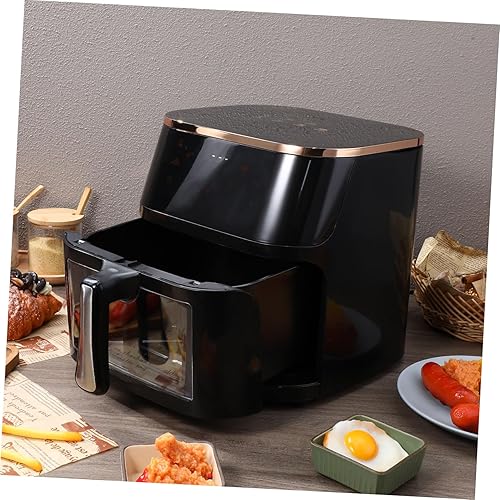 Miniatura 4 de Uonlytech Freidora de aire digital con pantalla táctil con calentamiento rápido y antiadherente apta para lavavajillas, cesta multiusos para comidas