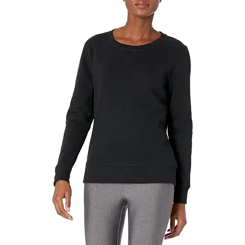 Amazon Essentials Mujer Sudadera con Cuello Redondo de Forro Polar (Disponible en Tallas Grandes)