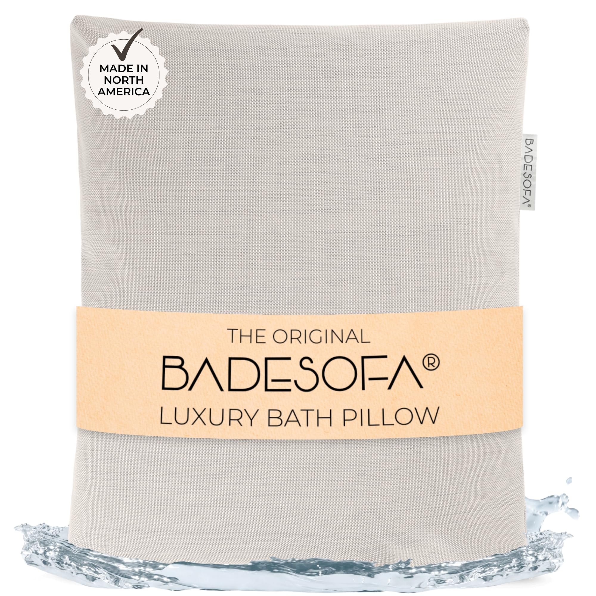 BADESOFA® Luxury Bathtub Pillow Large - Ivory Pearl