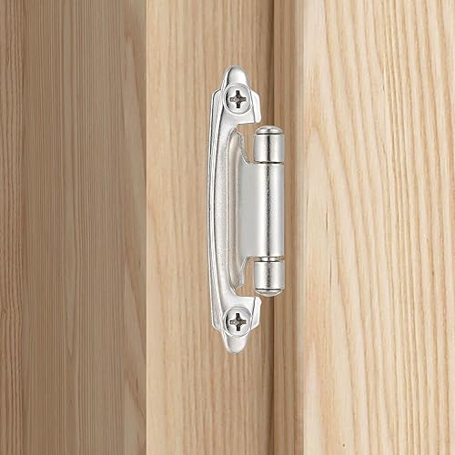 Miniatura 9 de Vallecloud Paquete de 4 (2 pares) de bisagras de gabinete de cierre automático de 38 pulgadas de color negro mate para puerta de gabinete de cocina