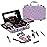 Hot Sugar All In One Makeup Set for Adults and Girls - Full Makeup Kit for Beginners With Eye Shadow Palette, Blush, Lip Gloss, Brush, Mirror (Pink Leopard)