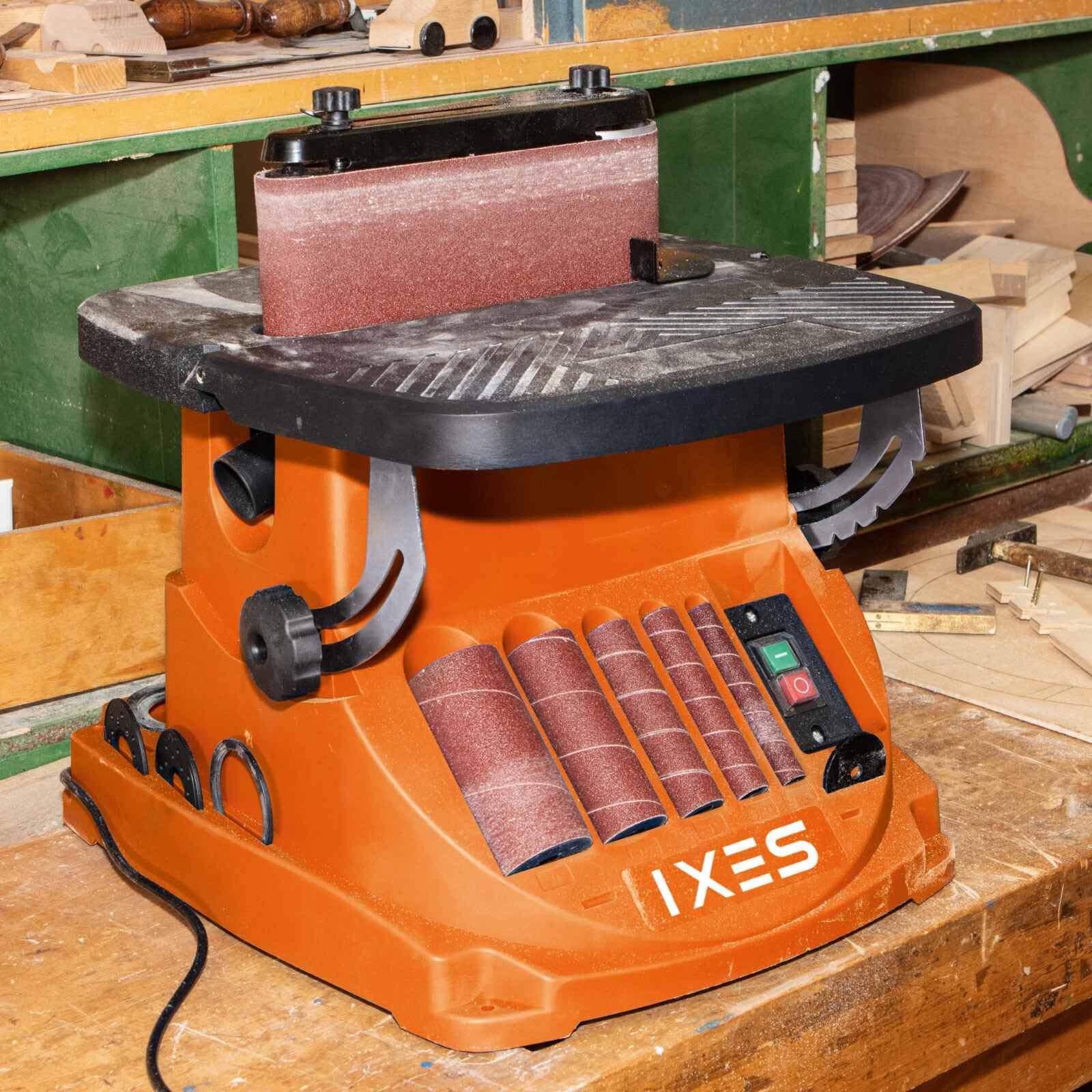Scheppach IXES IX-BSO600 Oszillierender Spindelschleifer Bandschleifer Kantenschleifer